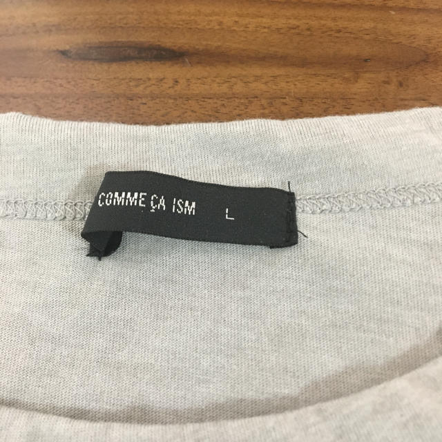 COMME CA ISM(コムサイズム)のコムサイズムTシャツ　レディースLサイズ レディースのトップス(Tシャツ(半袖/袖なし))の商品写真