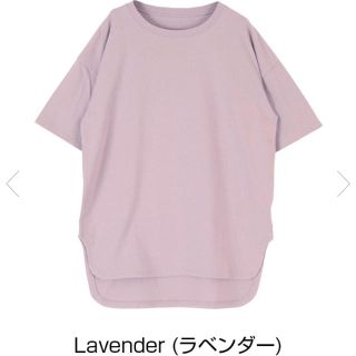 ティティベイト(titivate)のコットンカットソーロング丈Tシャツ(Tシャツ(半袖/袖なし))