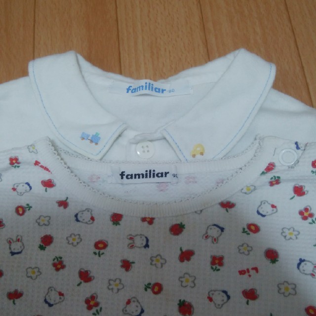 familiar(ファミリア)のファミリア　トップス　2点セット キッズ/ベビー/マタニティのキッズ服女の子用(90cm~)(Tシャツ/カットソー)の商品写真