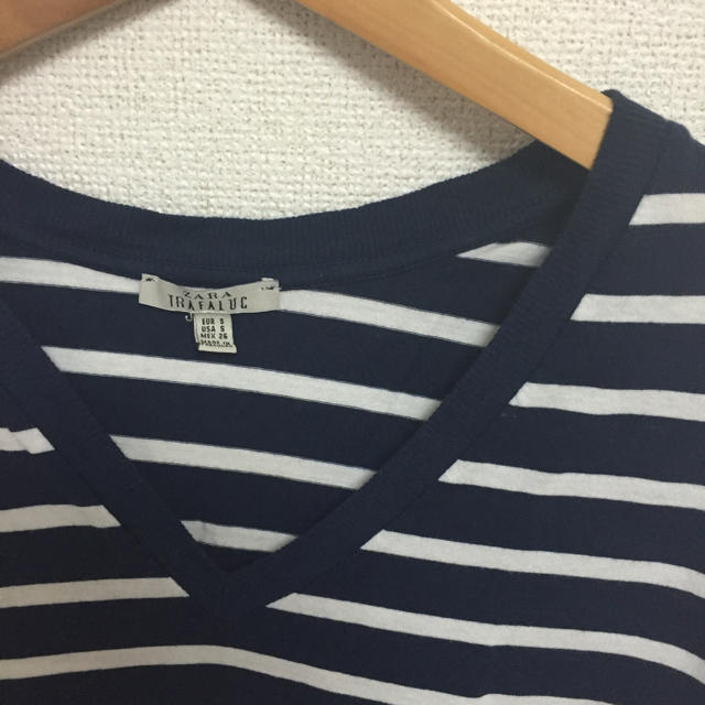 ZARA(ザラ)のZARA ボーダー Tシャツ レディースのトップス(Tシャツ(半袖/袖なし))の商品写真