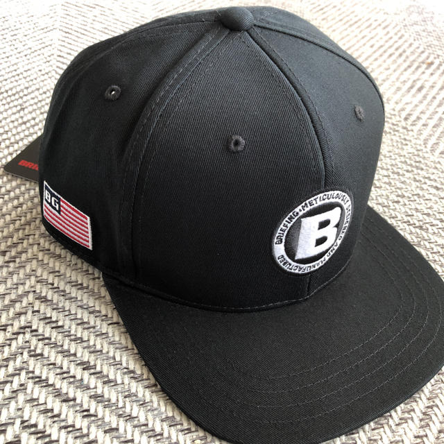 ブリーフィング　キャップ　帽子　バイザー　ゴルフ　golf cap 黒