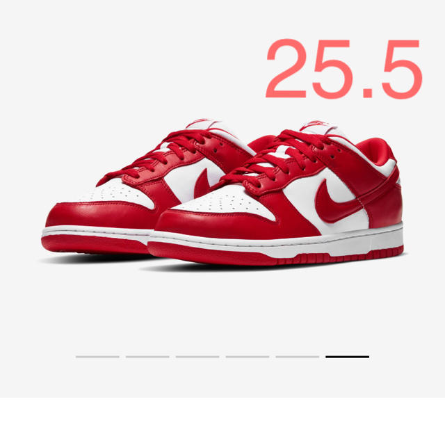 NIKE(ナイキ)のNIKE DUNK LOW SP UNIVERSITY RED メンズの靴/シューズ(スニーカー)の商品写真