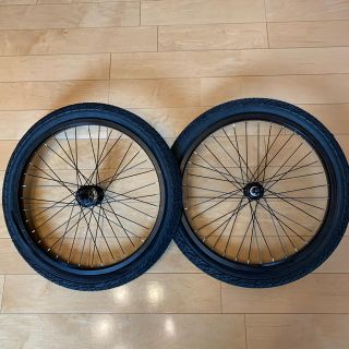 BMX フラットランド　ホイールセット　フリコ&タイヤ付き新品！(パーツ)