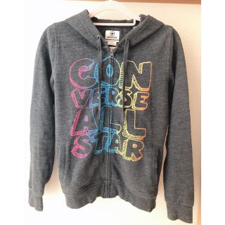 コンバース(CONVERSE)のCONVERSEALL☆STARフード付きパーカー 美品(パーカー)