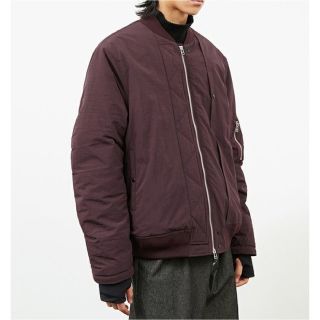 ラフシモンズ(RAF SIMONS)のSimple Project 中綿　MA-1 ジャケット(ナイロンジャケット)