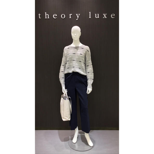 Theory luxe 19ss リネンワイドクロップドパンツ