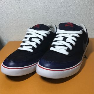 ナイキ(NIKE)のNIKE ZOOM SB AIR HARBOR ネイビー スケシュー おまけ付き(スニーカー)