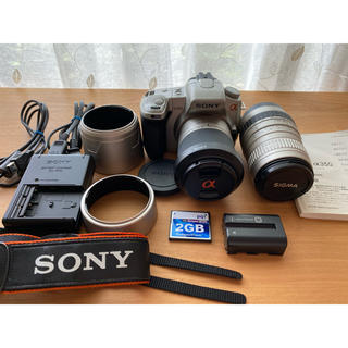 SONY - 一眼レフカメラ SONY α300 SIGMAレンズの通販｜ラクマ
