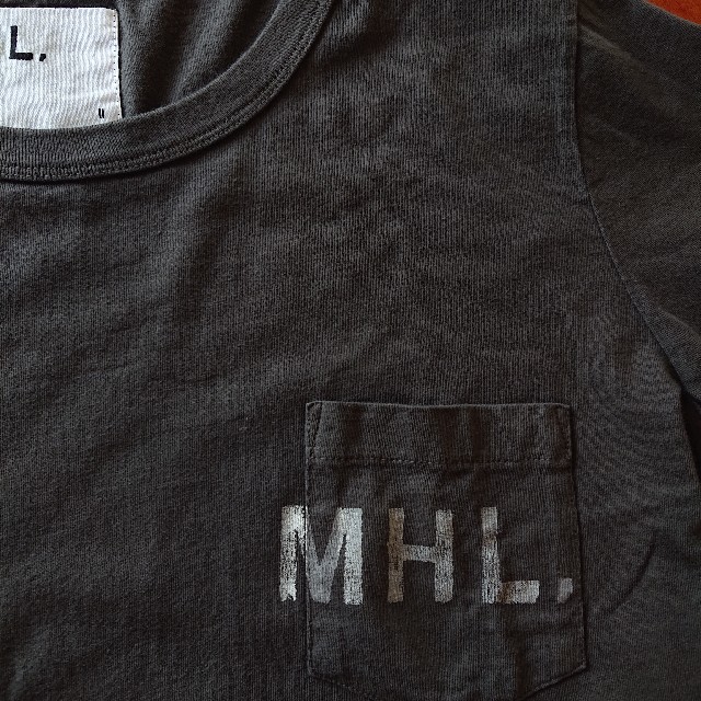 MARGARET HOWELL(マーガレットハウエル)の【まるちゃん様専用】2018SS MHL ロゴTシャツ チャコールグレー レディースのトップス(Tシャツ(半袖/袖なし))の商品写真