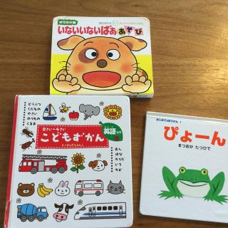 絵本3冊まとめ売り　☆いないいないばぁあそび ☆ぴょーん　☆こどもずかん(絵本/児童書)