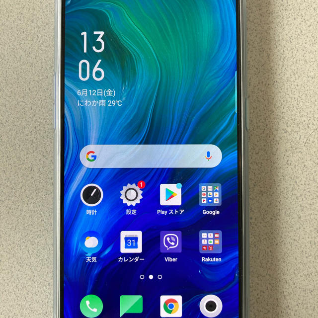 OPPO Reno A 128GB ブルー　SIMフリー　訳あり