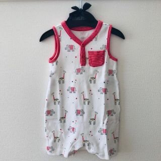 ベビーギャップ(babyGAP)の【はなまめ様 専用】ベビーギャップ カバーオール80 半袖・タンクトップ2点(ロンパース)