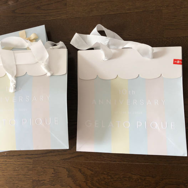 gelato pique(ジェラートピケ)のジェラートピケ ショップ袋＋ギフトボックス レディースのバッグ(ショップ袋)の商品写真