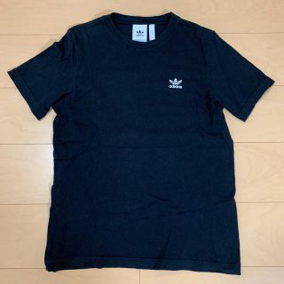 アディダス(adidas)のアディダス　オリジナルス　ワンポイントTEE adidas 黒 M トレフォイル(Tシャツ/カットソー(半袖/袖なし))