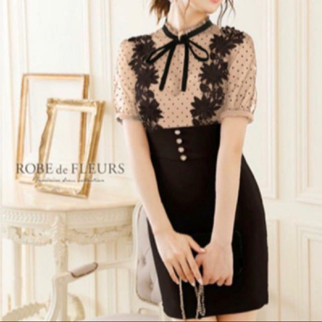 ROBE(ローブ)のROBE de FLEURS ドレス レディースのフォーマル/ドレス(ナイトドレス)の商品写真