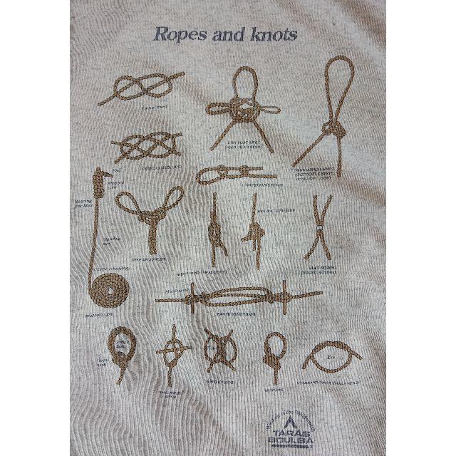 asics(アシックス)のTARAS BOULBA 速乾Ｔシャツ　「Rope　&　Knots」 スポーツ/アウトドアのアウトドア(その他)の商品写真