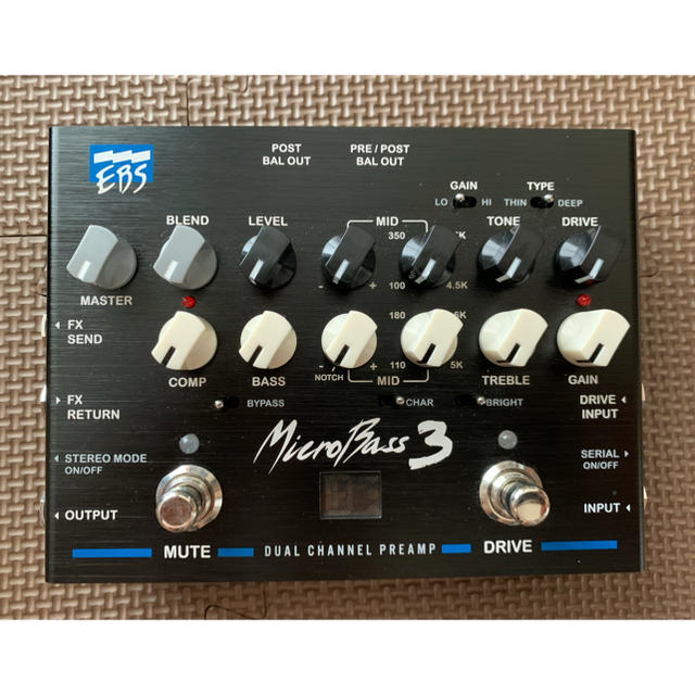 EBS Micro Bass 3 プリアンプ