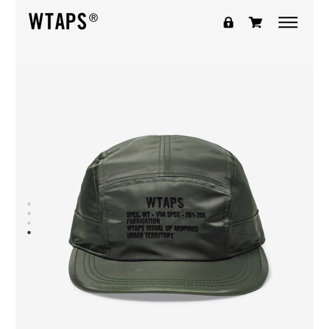 W)taps(ダブルタップス)のreache様専用 WTAPS T-7 01 CAP OLIVE DRAB メンズの帽子(キャップ)の商品写真