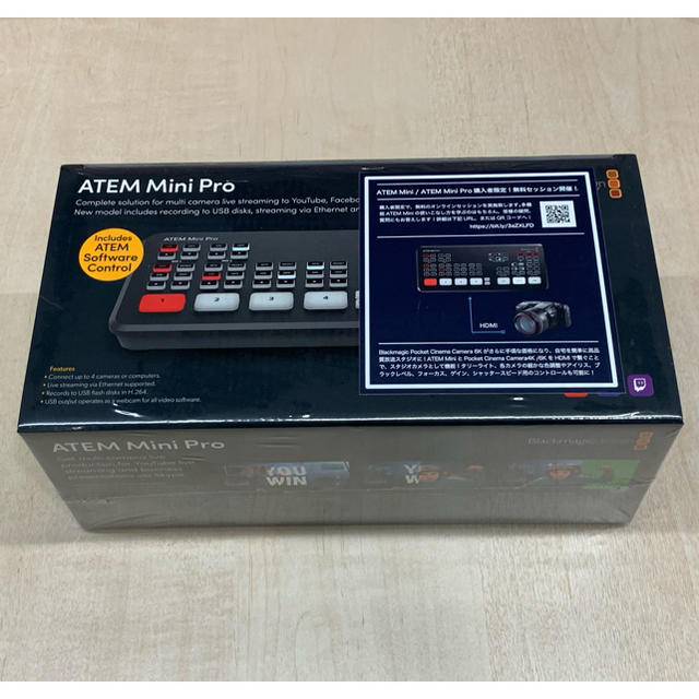 ［新品　未開封］ATEM MINI PRO Blackmagic Design