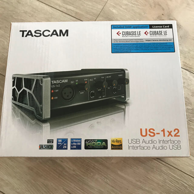 TASCAM オーディオインターフェイス US-1×2
