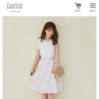 トッコ(tocco)の【美品】tocco♡半袖ブラウス(シャツ/ブラウス(半袖/袖なし))