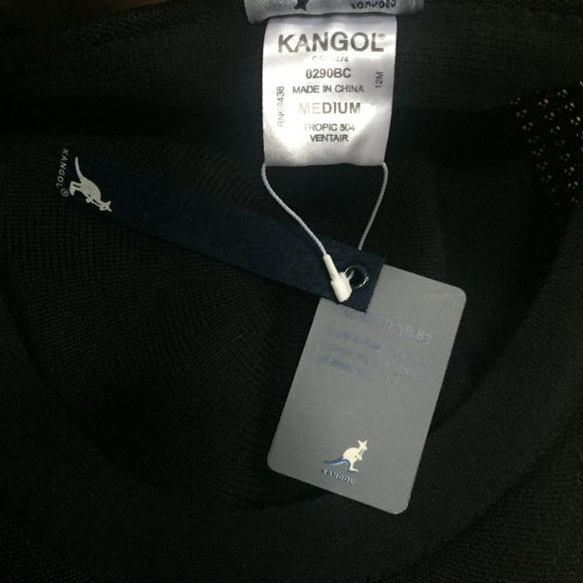 KANGOL(カンゴール)の※新品未使用※KANGOL 夏向けハンチング 黒 メンズの帽子(ハンチング/ベレー帽)の商品写真