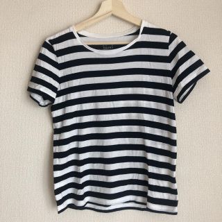 ムジルシリョウヒン(MUJI (無印良品))の【無印良品】ボーダーTシャツ(Tシャツ(半袖/袖なし))