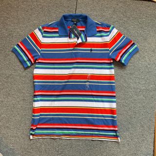 ポロラルフローレン(POLO RALPH LAUREN)の新品　ラルフローレン  ボーイズ　ポロシャツ  L マルチカラー(ポロシャツ)