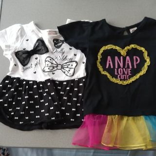 アナップキッズ(ANAP Kids)のペプラムTシャツ(Tシャツ/カットソー)