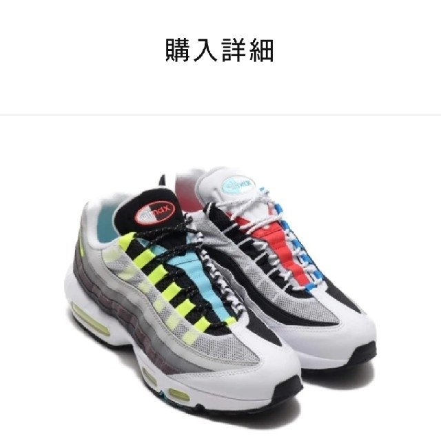 国内正規品　AIR MAX95 GREEDY 　25cmスニーカーキッズ