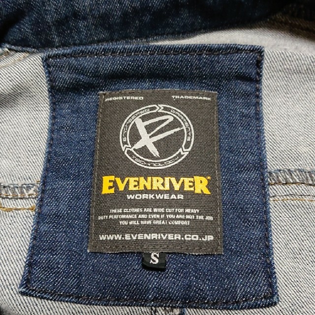 EVEN RIVER(イーブンリバー)の‼️イーブンリバーEVENRIVERストレッチブラストブルゾンUSD307  メンズのジャケット/アウター(Gジャン/デニムジャケット)の商品写真