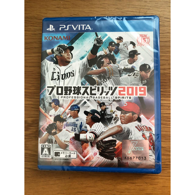 KONAMI(コナミ)の【PSVITA】プロ野球スピリッツ2019【プロスピ】 エンタメ/ホビーのテーブルゲーム/ホビー(野球/サッカーゲーム)の商品写真