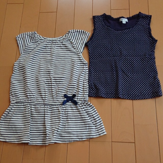 a.v.v(アーヴェヴェ)の★ａ.ｖ.ｖ他★ トップス2枚セット！ キッズ/ベビー/マタニティのキッズ服女の子用(90cm~)(Tシャツ/カットソー)の商品写真