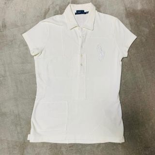 ポロラルフローレン(POLO RALPH LAUREN)のラルフローレン★カスタムフィット★ビッグポニー★白ポロシャツ★M(ポロシャツ)