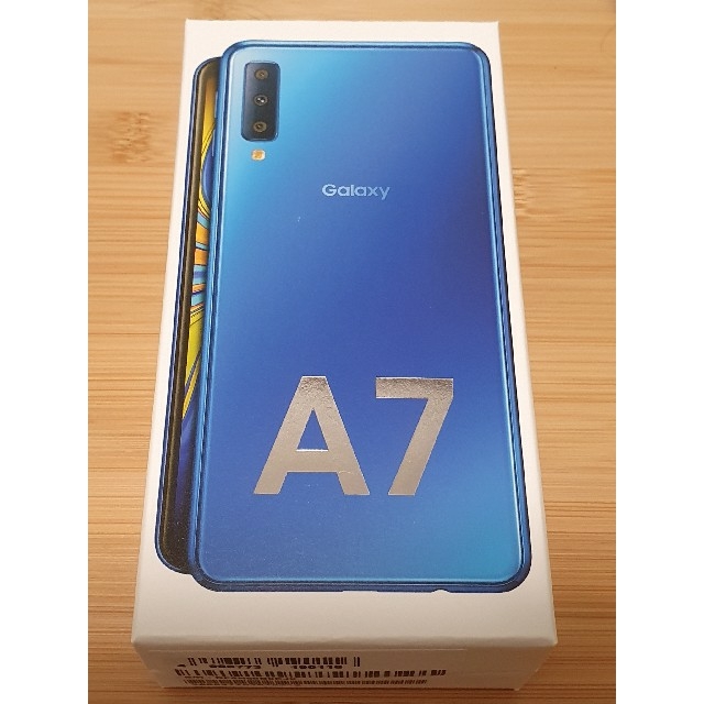 Galaxy A7 ブルー SIMフリー 新品未開封