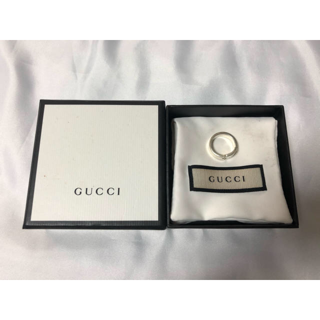 Gucci(グッチ)の【GUCCI】シルバーリング　8号 レディースのアクセサリー(リング(指輪))の商品写真