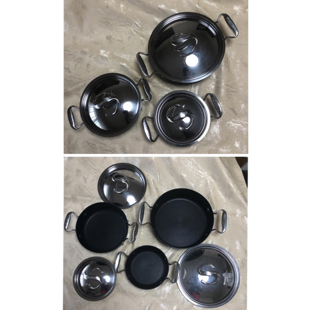 MEYER - マイヤー サーキュロン 浅型両手鍋3セット☆ショップ