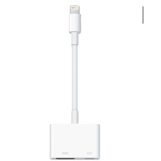 アップル(Apple)のApple Lightning Digital アダプタ  MD826AM-A(映像用ケーブル)