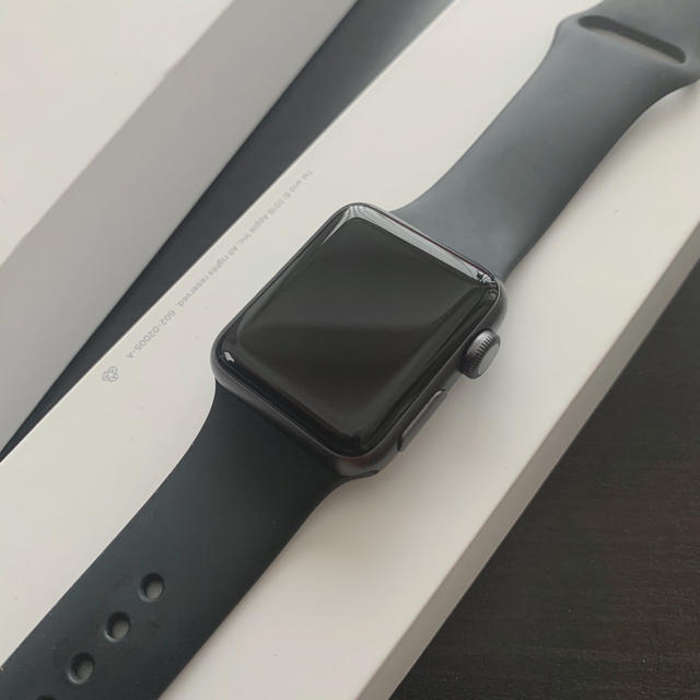 Apple Watch(アップルウォッチ)のApple Watch series3. 美品　付属品完備 メンズの時計(腕時計(デジタル))の商品写真