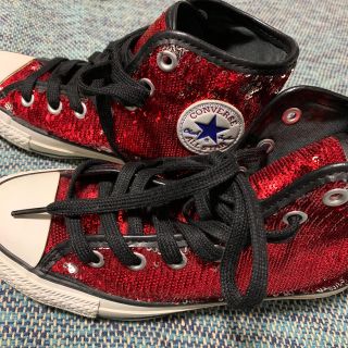 コンバース(CONVERSE)のらびちゃん様専用　限定SALE    converseスパンコール　スニーカー(スニーカー)