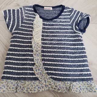 ブランシェス(Branshes)のtomo1259 様専用 ブランシェス　ボーダートップス　100(Tシャツ/カットソー)