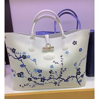 ロンシャン(LONGCHAMP)の夏限定‼️刺繍ロンシャンバック未使用‼️最終お値下げ(トートバッグ)