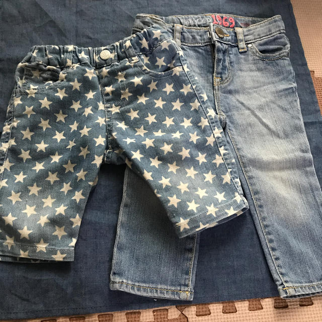 babyGAP(ベビーギャップ)の80デニムセット☆GAP他 キッズ/ベビー/マタニティのベビー服(~85cm)(パンツ)の商品写真