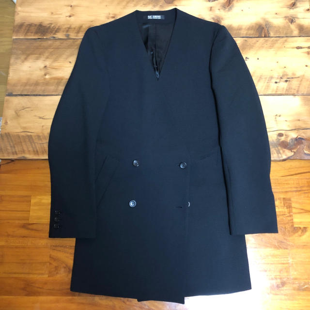 RAF SIMONS 2009ss ノーカラージャケット RAF SIMONS 2009ss ノーカラージャケット