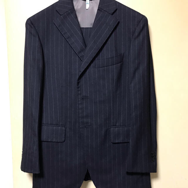 THE SUIT COMPANY(スーツカンパニー)のイングランドウール スーツ ダークネイビー メンズのスーツ(セットアップ)の商品写真