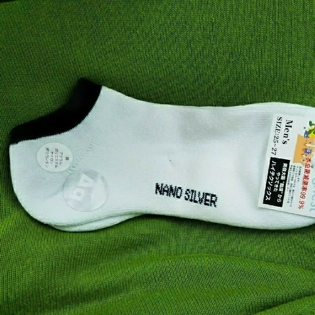 ナノ シルバー ソックス メンズのレッグウェア(ソックス)の商品写真
