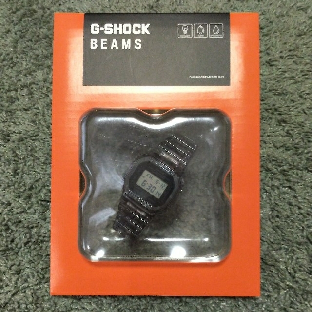 BEAMS別注G-SHOCK DW-5600 ブラック スケルトン