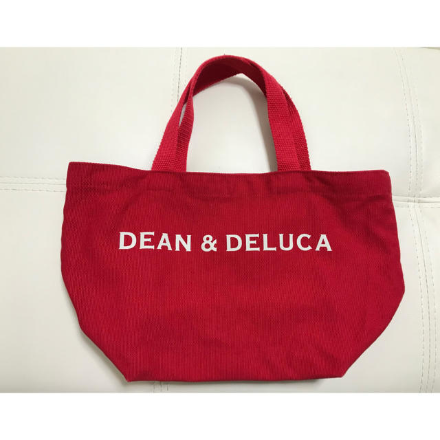 DEAN & DELUCA(ディーンアンドデルーカ)のDEAN&DELUCA トートバッグ レッド　サイズS レディースのバッグ(トートバッグ)の商品写真