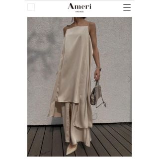 アメリヴィンテージ(Ameri VINTAGE)のameri vintage MEDI LADY LAYERED DRESS(ロングワンピース/マキシワンピース)