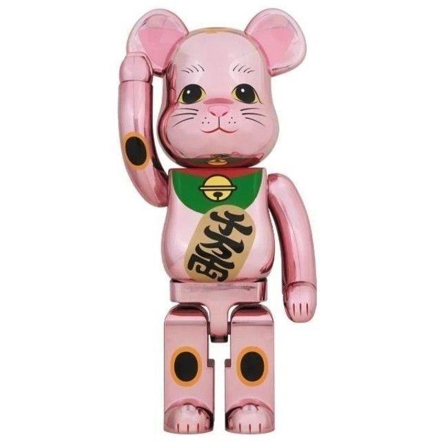 BE@RBRICK 招き猫 桃金メッキ 1000％ MEDICOM TOY - その他